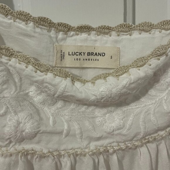 Embroidered Anglaise Square Neck Blouse - Picture 7 of 8
